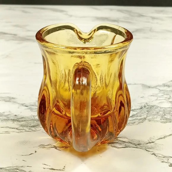 Degenhart Glass Mini Pitcher Trinket Paperweight Toothpick Vtg - Picture 2 of 7